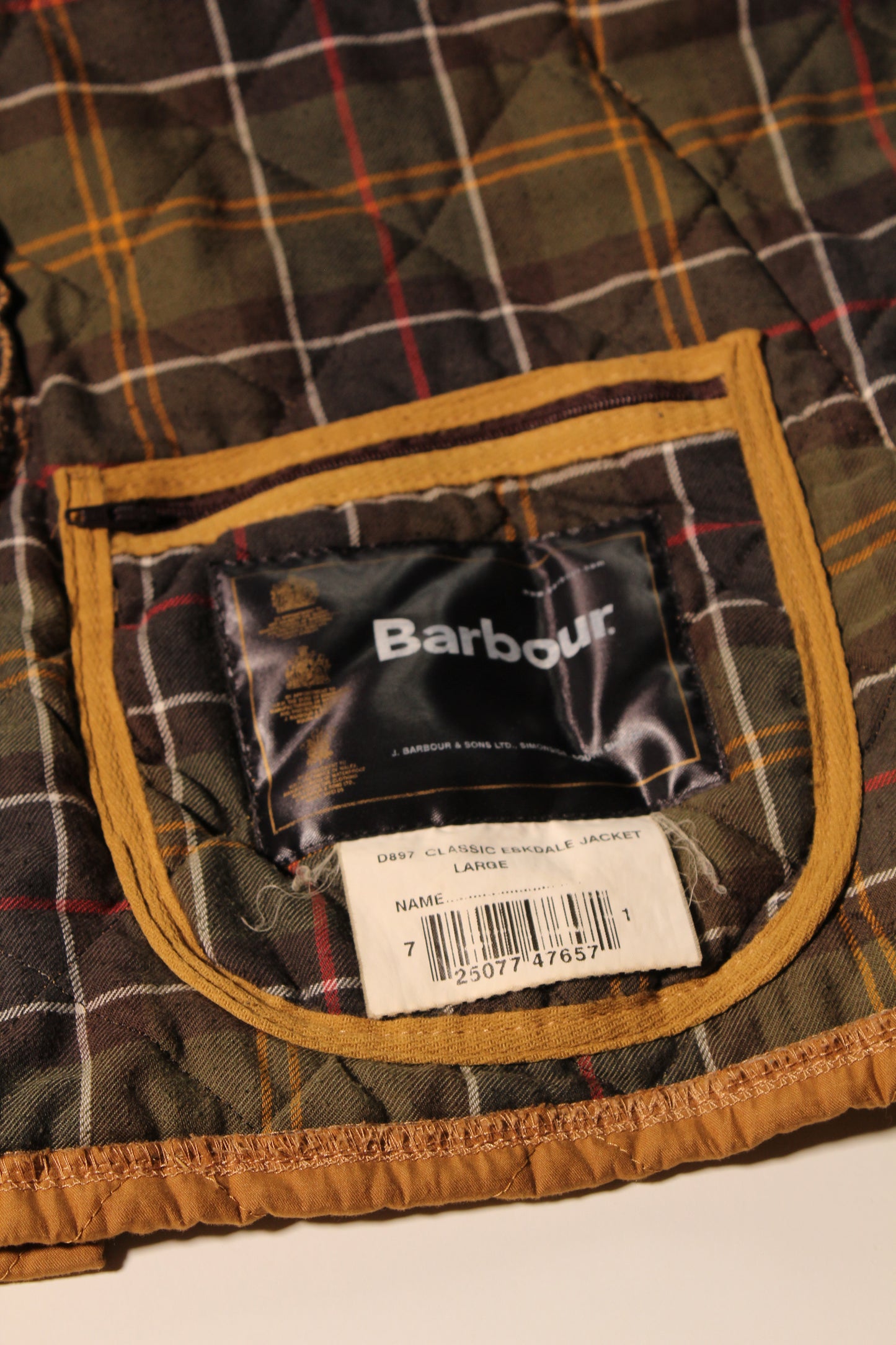 Giacca Barbour gialla